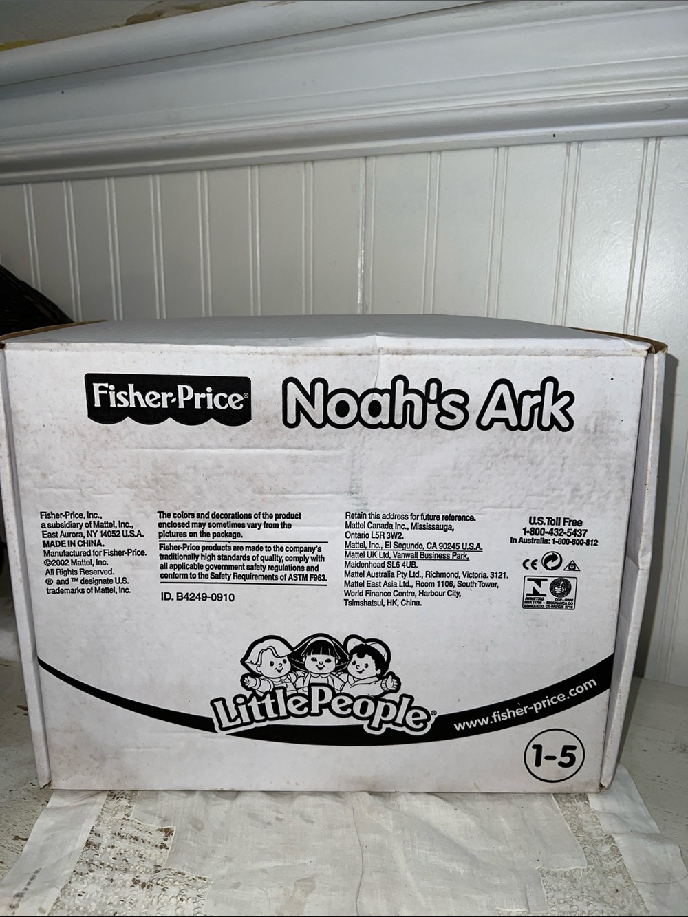 RARE NWT 2002 Fisher Price catalog exclusive Noah’s Ark playset b4249